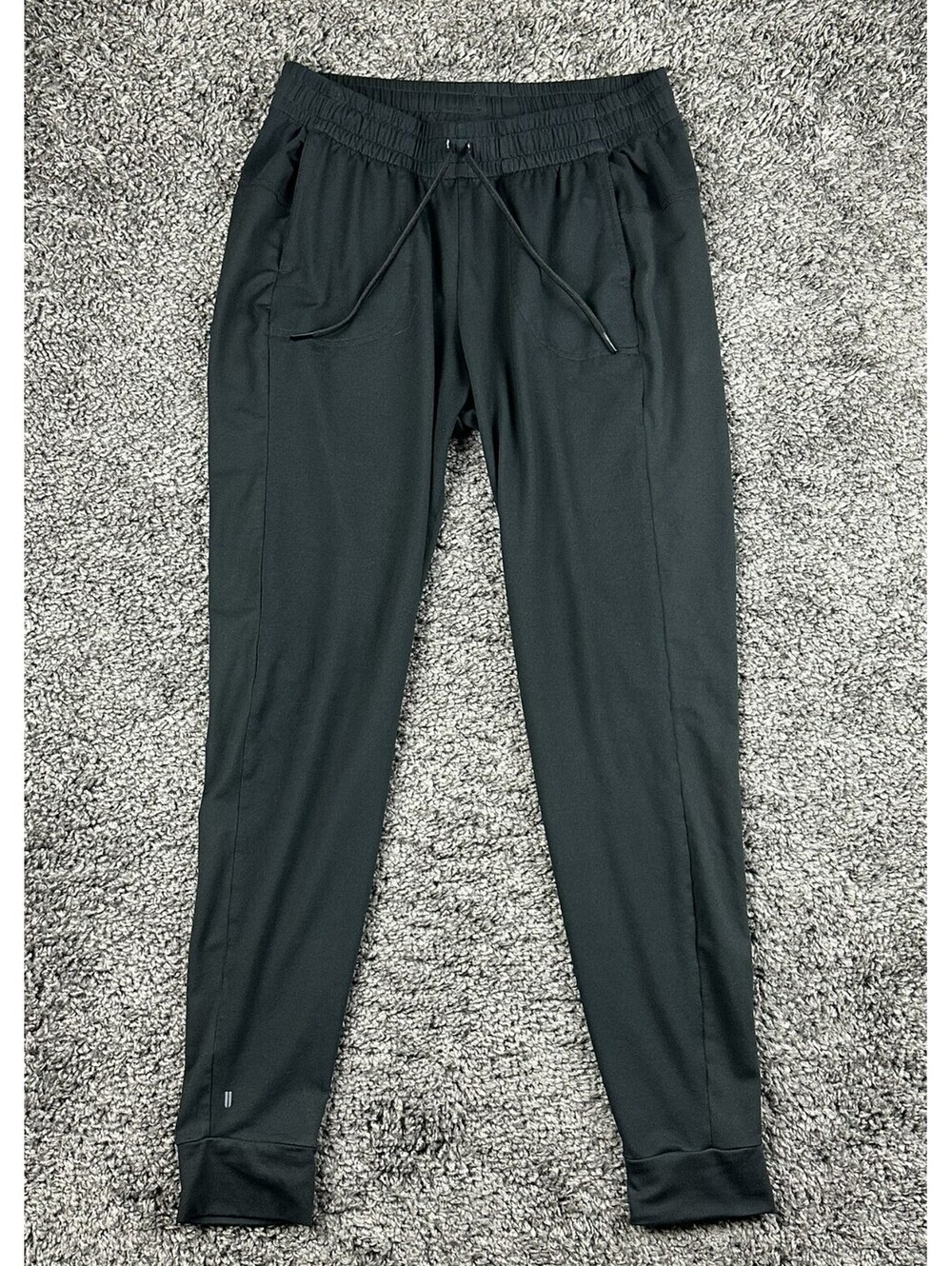 NOBULL Mens Small S Lightweight Athletic Joggers Pants Black Stretch Training